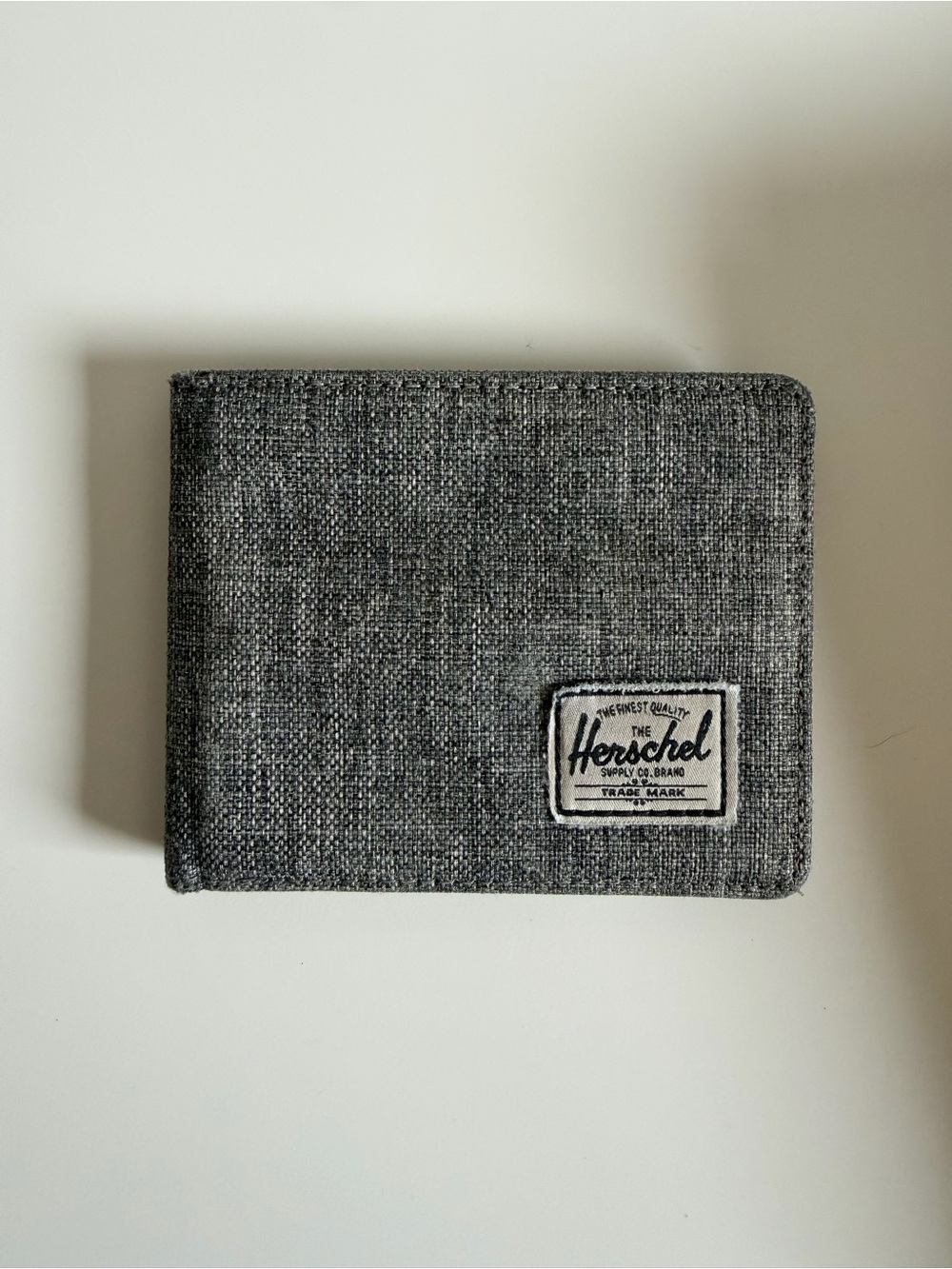 Herschel Supply Company Grey Textured Fabric Bifold Wallet